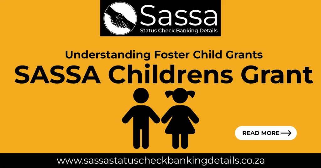 SASSA Childrens Grant