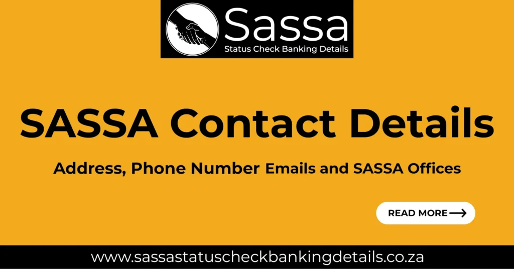 SASSA Contact Details