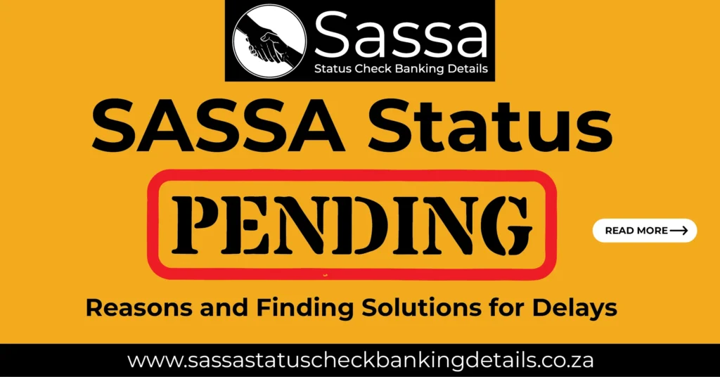 SASSA Status Pending