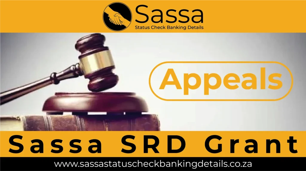 Sassa SRD Grant Appeals